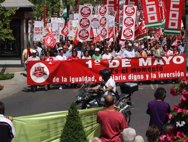 Manifestaci&oacute;n del Primero de Mayo en Granada