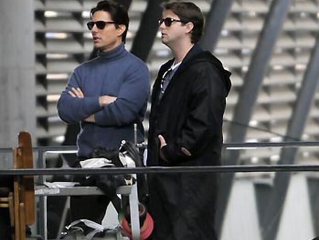 Tom Cruise durante el rodaje del filme 'Knight&amp;Day' en la estaci&oacute;n de Santa Justa.

Foto: Juan Carlos V&aacute;zquez