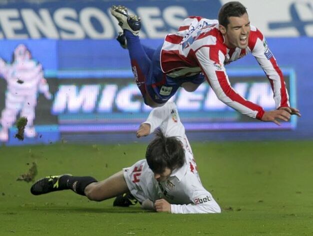 El Sevilla mantuvo en todo momento la concentraci&oacute;n para llevarse la victoria. / Fotos: EFE, Reuters, AFP