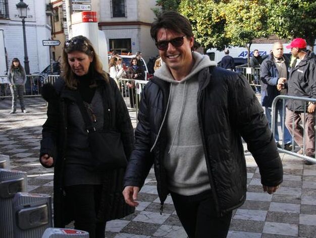 Tom Cruise, en la Plaza de Pilatos.

Foto: Victoria Hidalgo