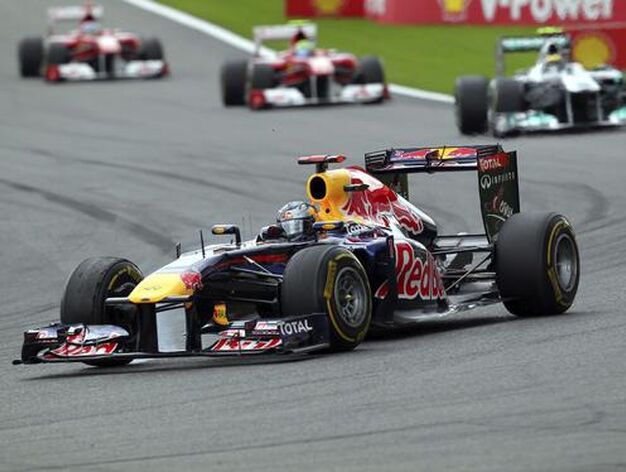 Vettel se escapa.

Foto: EFE
