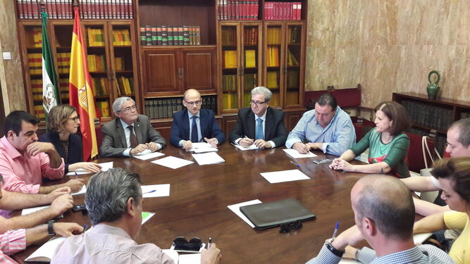 El director de la AICA, José Miguel Herrero, vino a Almeria el pasado 23 de febrero y este 18 de mayo.