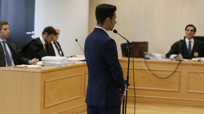 Rubén Castro durante su declaración en el juicio.