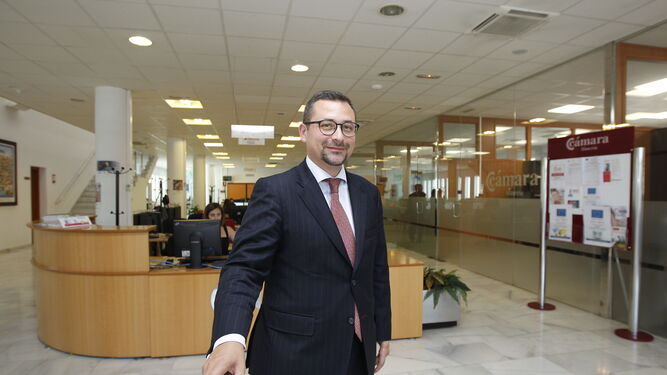 El vicepresidente ejecutivo de Al-Fahim Technologies Group, Erik Aaron Lara, visitó Almería el pasado 29 de junio.