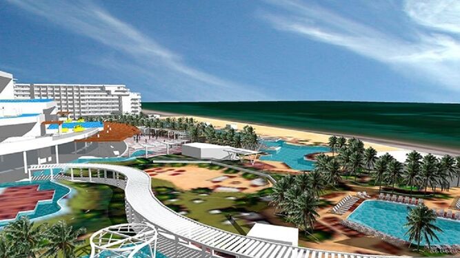 Imagen del proyecto del Senator Riviera Cancún.