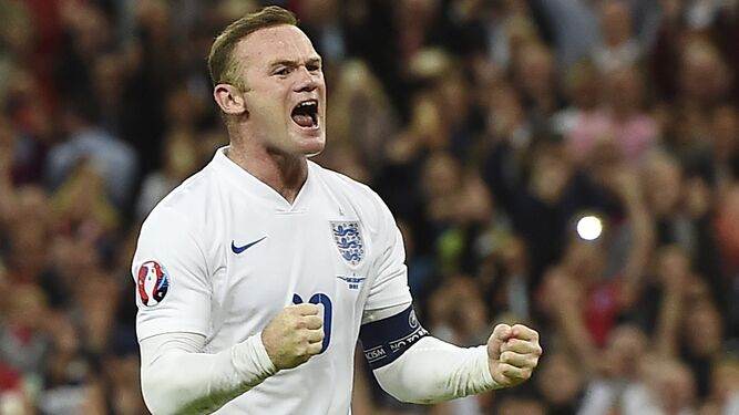 Rooney, en un partido con Inglaterra.