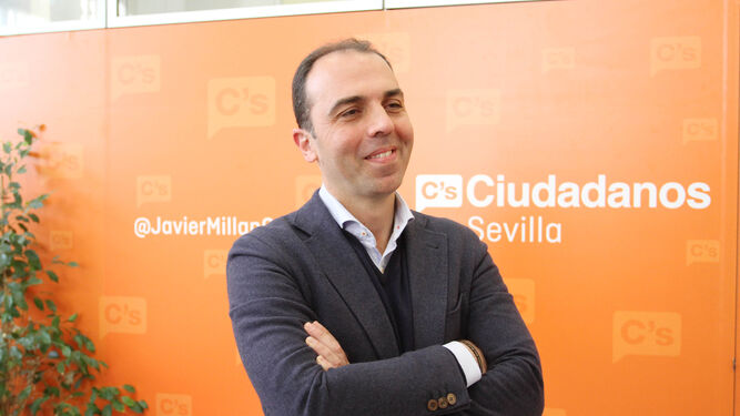 El portavoz de Ciudadanos, Javier Millán.