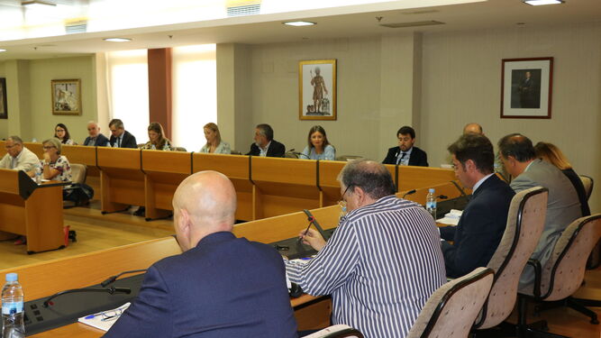 Sesión plenaria de ayer en el Ayuntamiento de El Ejido.