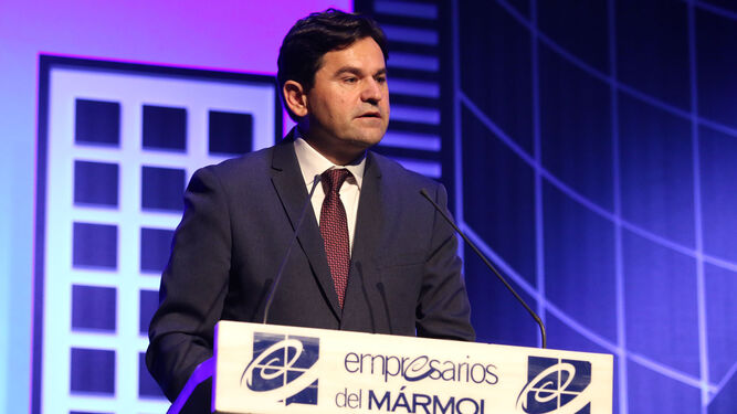 El presidente de AEMA, Antonio Sánchez, puso el broche a la gala con su discurso.