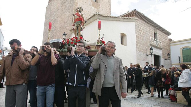 Lso nijareños volverán a procesionar con San Sebastián este fin de semana.