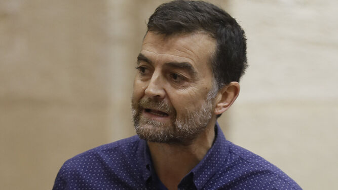 Antonio Maíllo, en una intervención en el Parlamento.