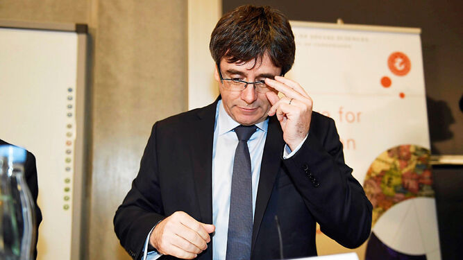 El fugado expresidente de la Generalitat, Carles Puigdemont.