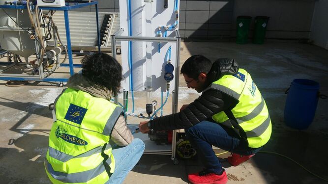 Diputación y CIESOL avanzan el proyecto ALCHEMIA construyendo una potabilizadora piloto a escala.