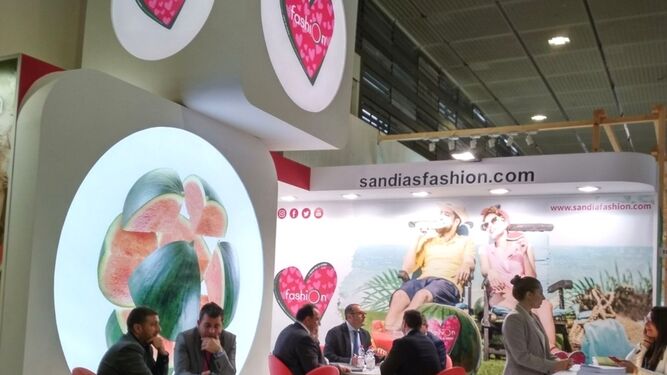 Expositor de Sandía Fashion en la pasada edición de Fruit Logistica.