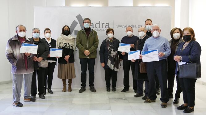Los ganadores del Concurso Local de Belenes de Adra reciben sus premios