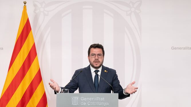 Aragonès ofrece una rueda de prensa sobre las negociaciones tras el 23-J.