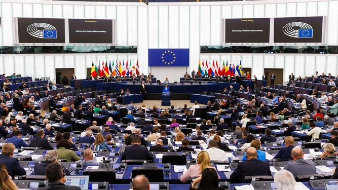 Una imagen del Parlamento Europeo en Estrasburgo.