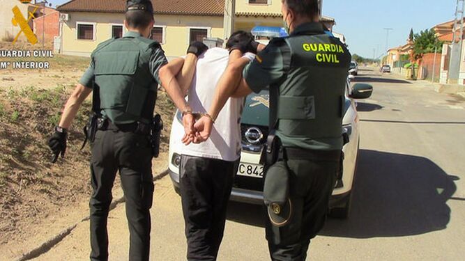 Imagen de otra detención practicada por agentes de la Guardia Civil de Almería