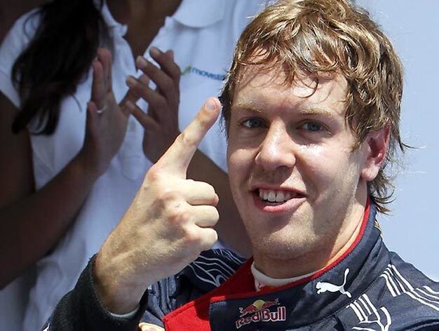 Sebastian Vettel (Red Bull), campe&oacute;n del Gran Premio de Europa.

Foto: Afp Photo / Reuters / Efe
