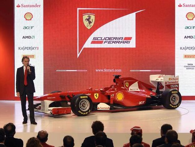 El presidente de Ferrari durante la presentaci&oacute;n.

Foto: AFP Photo/ Reuters/ EFE