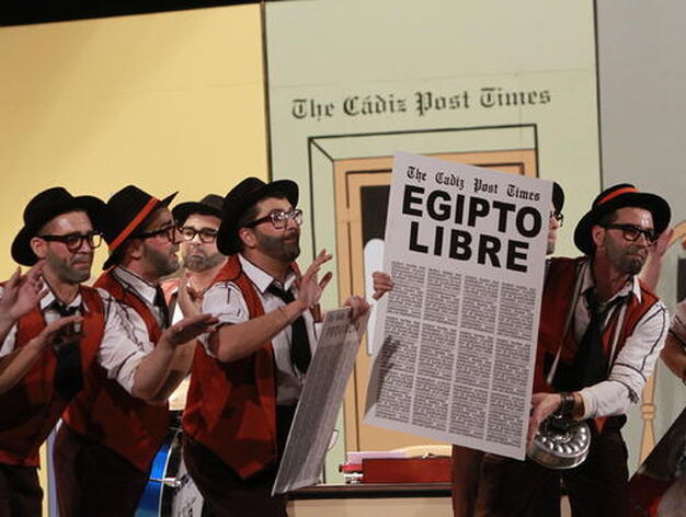 Chirigota 'The C&aacute;diz Post Times: el peri&oacute;dico'

Foto: Lourdes de Vicente