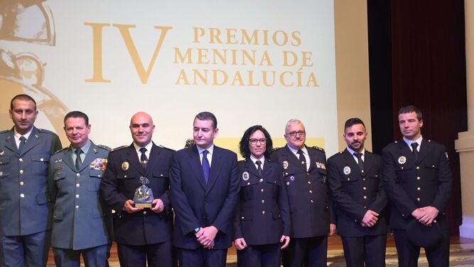 Agentes de la Jefatura de Policía Local de Mojácar que conforman la Unidad Especializada de Violencia de Género, pionera en Andalucía.