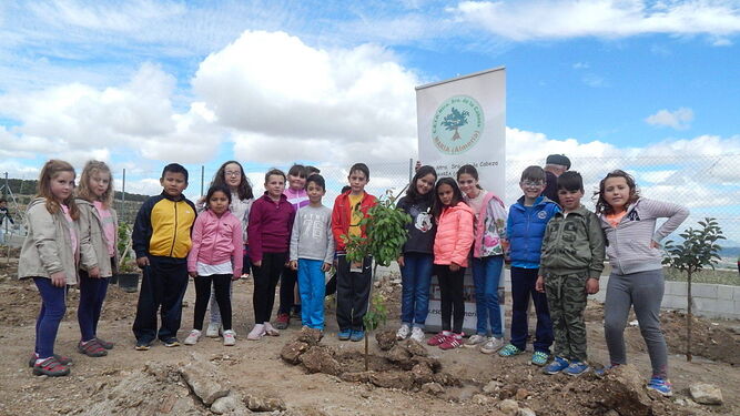 Participantes del proyecto del Colegio Público de María.