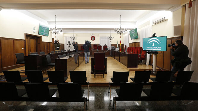 La sala en la que serán juzgados los ex presidentes de la Junta.