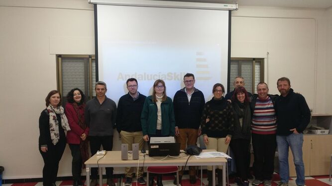 Participantes en las jornadas de difusión de los campeonatos de Andalucía Skills.