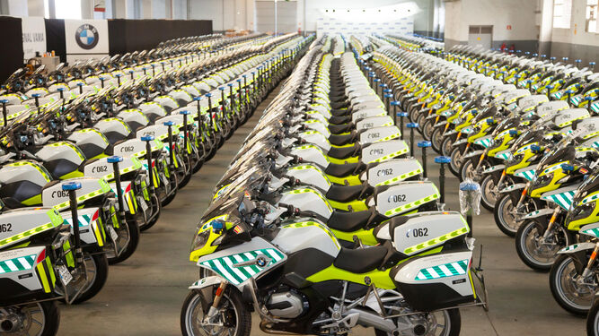 Casi 300 motos nuevas para la Guardia Civil de Tráfico