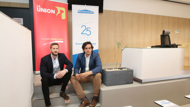 Alberto Rodríguez y Luis Flores, responsables de Marketing de La Unión y Cristalplant, respectivamente.