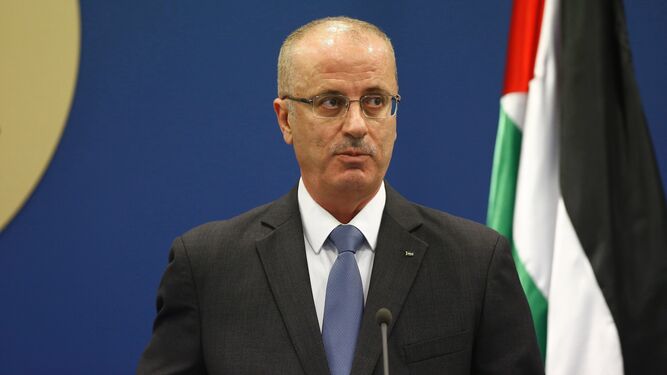 Rami Hamdala. primer ministro palestino.