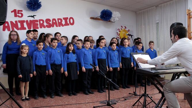 El Coro Infantil Pedro Mena también participó en la celebración.