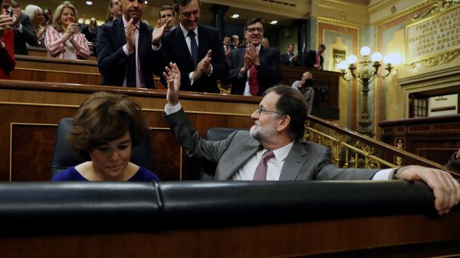Rajoy en el Congreso.