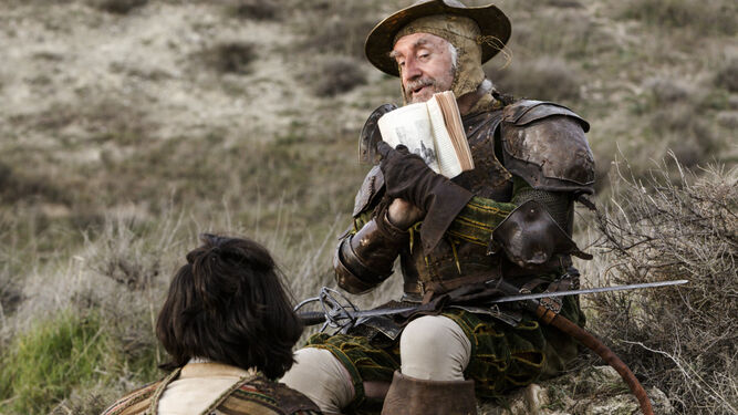 Jonathan Pryce encarna al Don Quijote de Terry Gilliam.