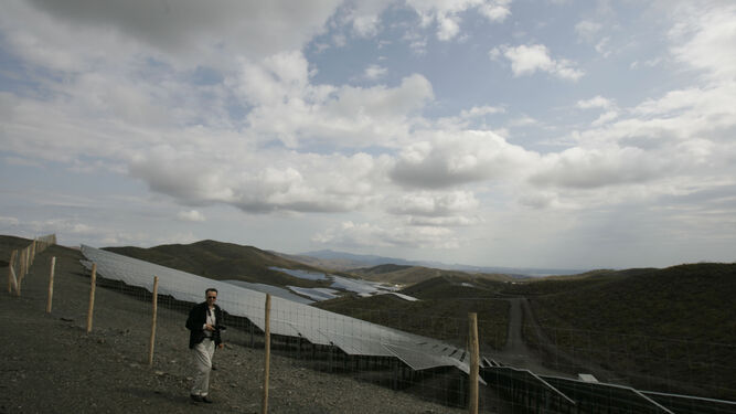 Planta solar fotovoltaica de Lucainena inaugurada en 2008 y promovida por Asset.