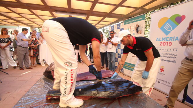 La ceremonia del ronqueo del atún de almadraba