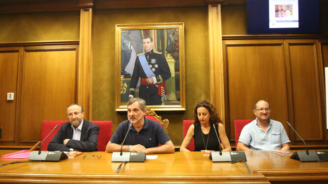 Fernando Yélamos, Ángel Escobar, María del Mar Márquez y Andrés García Ibáñez.