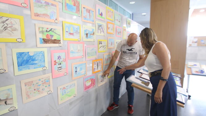 Los escolares plasman su arte en la exposición 'Un museo en el aula'