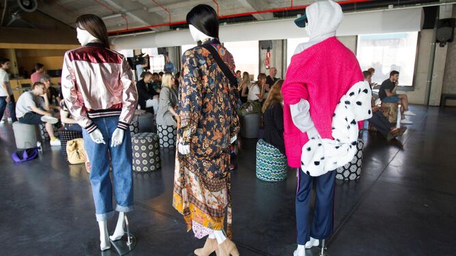 Presentación de la colección 'Desigual Undress', en el marco de la 'Fashion Week' madrileña.