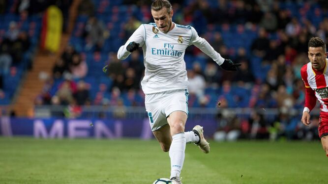 Gareth Bale, en un partido en el Santiago Bernabéu.