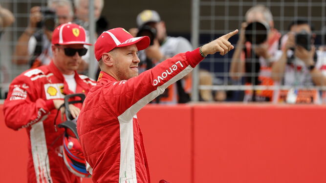 Vettel dedica un 'pole'.