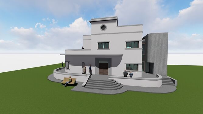Imagen del proyecto del edificio de Protección Civil, en Los Molinos.