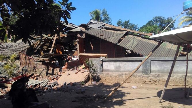 Im&aacute;genes de los &uacute;ltimos terremotos en Lombok