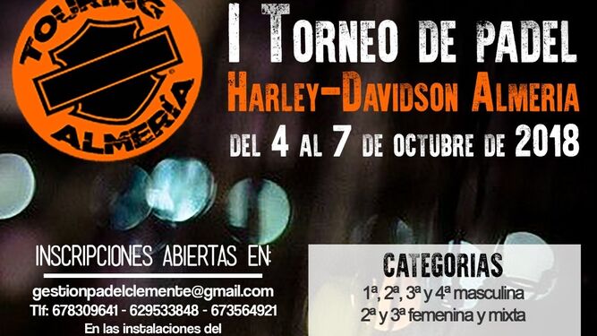 Harley-Davidson Almería organiza su I Torneo de padel