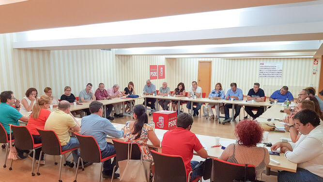 La sede del partido acogió la Ejecutiva Provincial del PSOE de Almería.