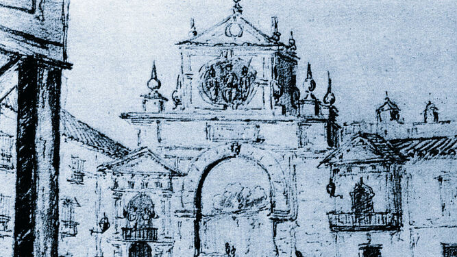 La Puerta Real, derribada durante la revolución