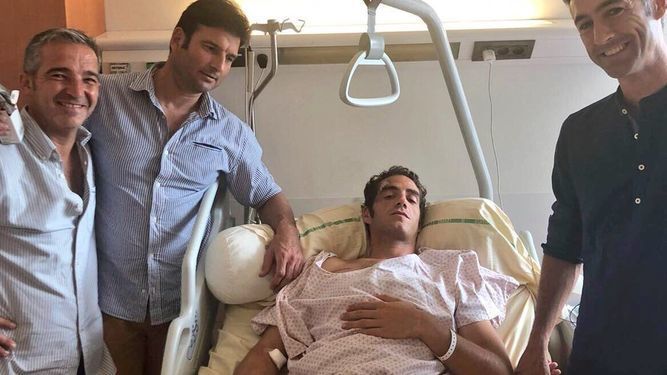 Pepe Moral convalece en un centro hospitalario de Nimes.