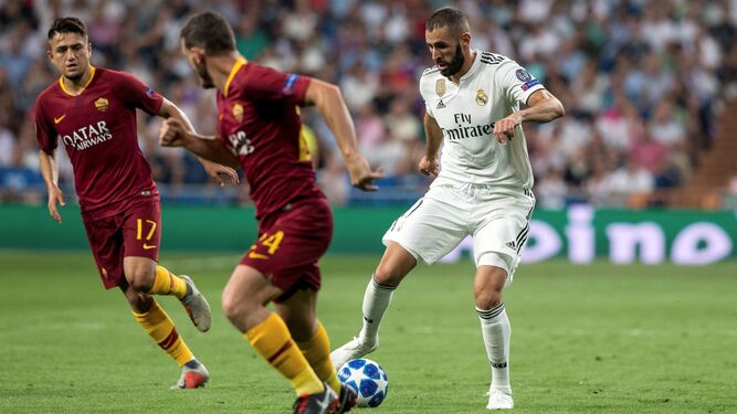 El Real Madrid-Roma, en im&aacute;genes