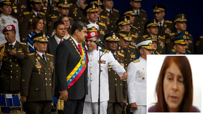 Ángela expósito, la española detenida por su supuesta vinculación con el ataque a Maduro con un dron.
